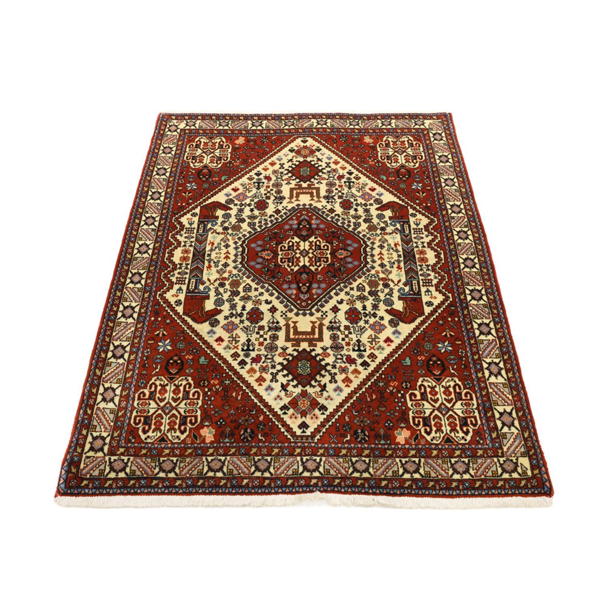 Perser Rug - Nomadic - 140 x 103 cm - cream