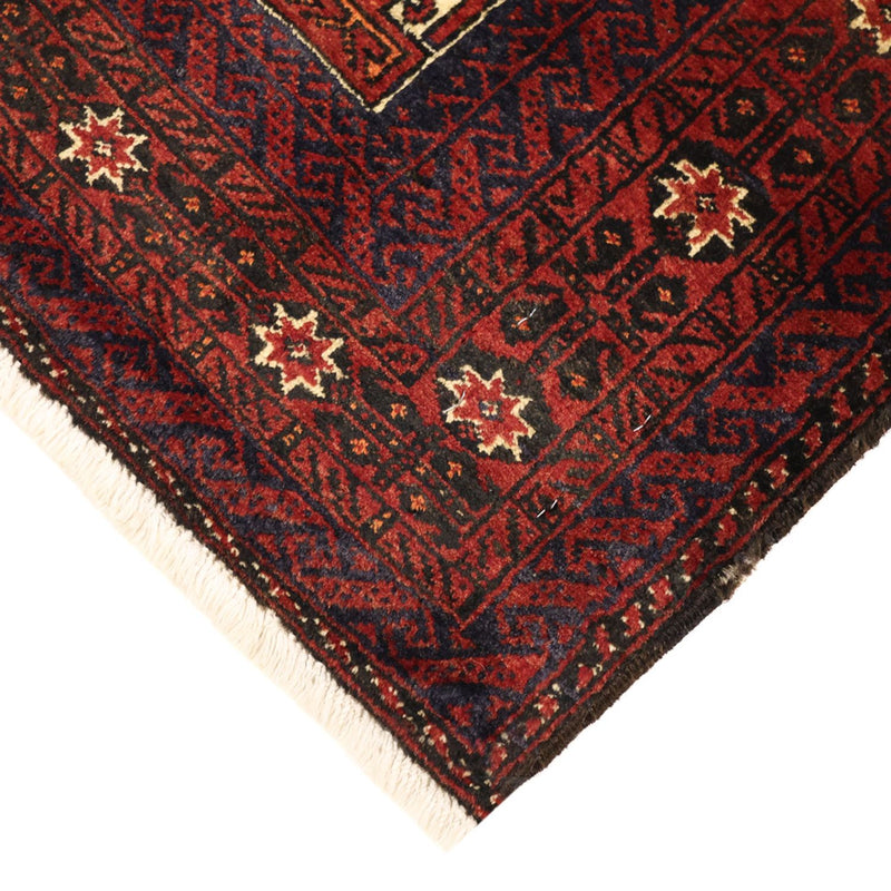 Belutsch Rug - 192 x 105 cm - dark red