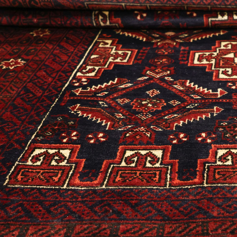 Belutsch Rug - 192 x 105 cm - dark red