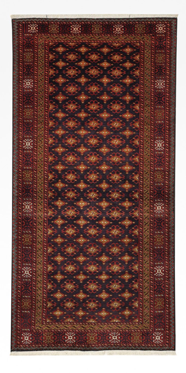 Runner Belutsch Rug - 220 x 108 cm - dark brown