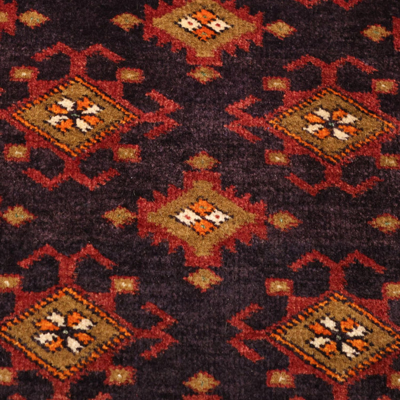 Runner Belutsch Rug - 220 x 108 cm - dark brown