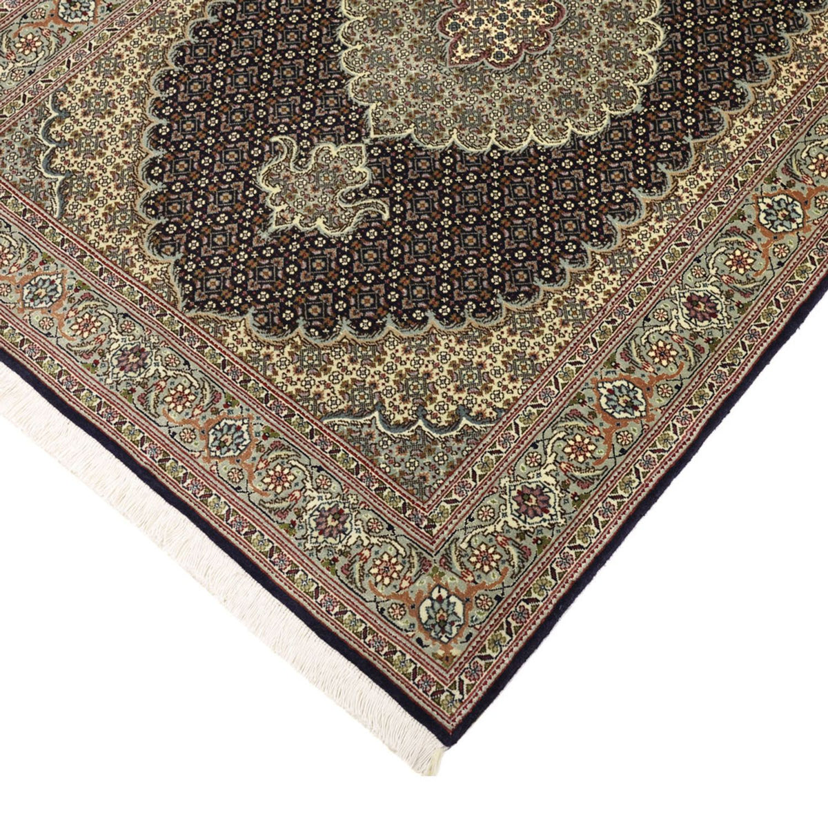 Perser Rug - Tabriz - Royal - 147 x 100 cm - dark beige