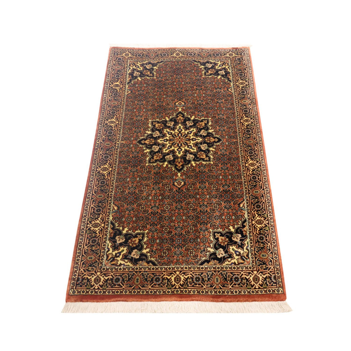 Perser Rug - Bidjar - 133 x 73 cm - dark beige