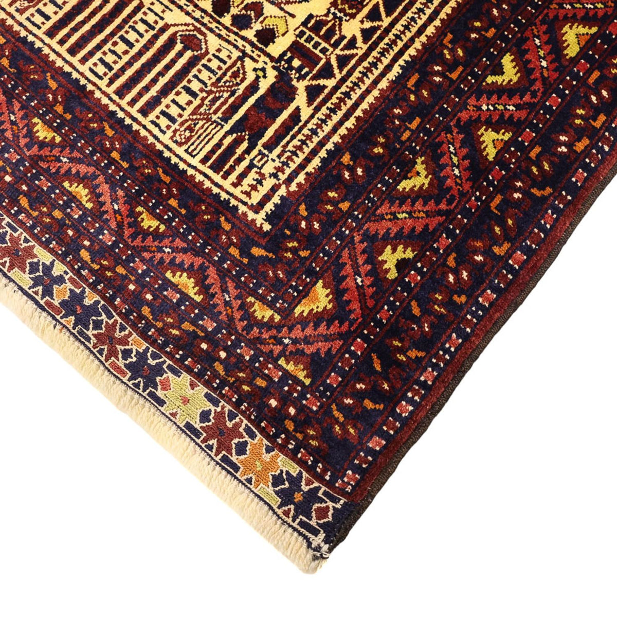 Belutsch Rug - 142 x 96 cm - multicolored