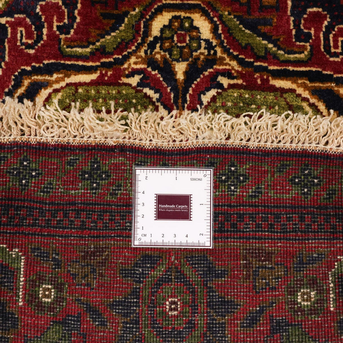 Runner Belutsch Rug - 223 x 128 cm - dark red