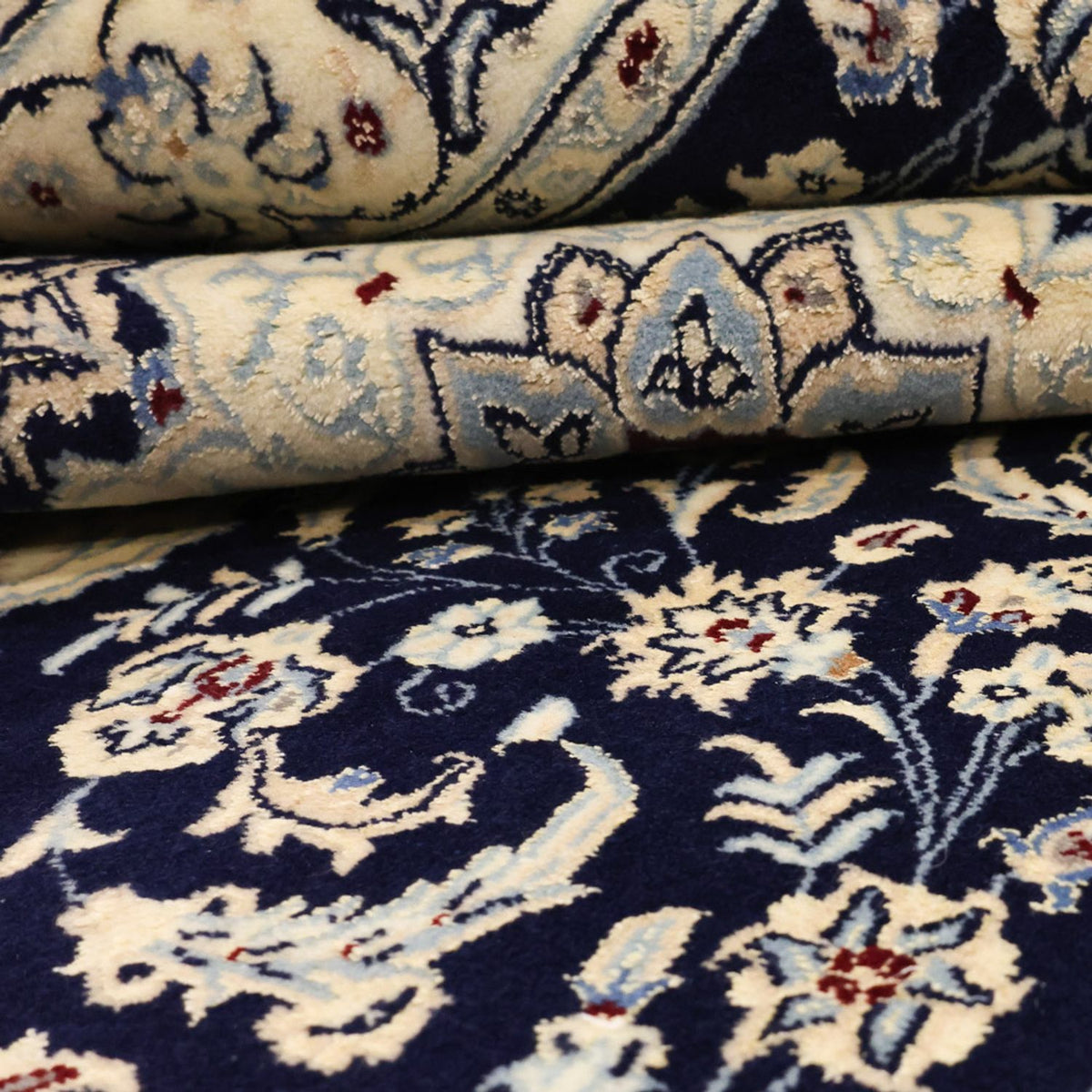 Perser Rug - Nain - Royal - 157 x 106 cm - dark blue