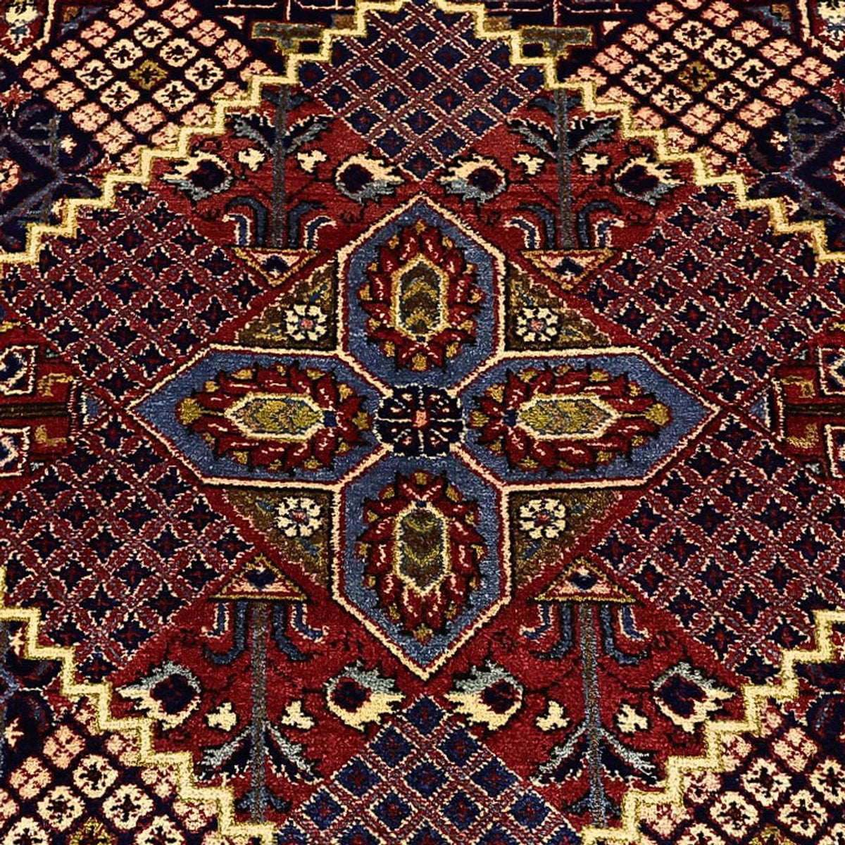 Perser Rug - Keshan - 211 x 143 cm - dark blue