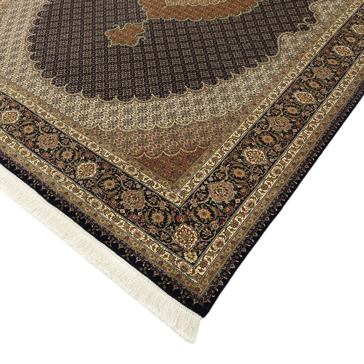 Perser Rug - Tabriz - 299 x 204 cm - dark beige