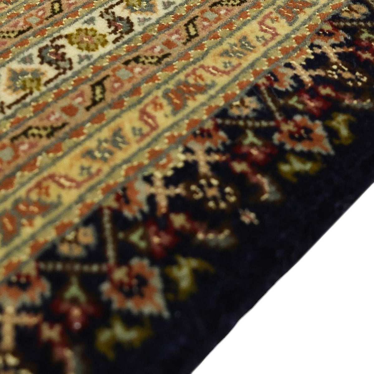 Perser Rug - Tabriz - Royal - Silk Warp - 362 x 251 cm - dark beige