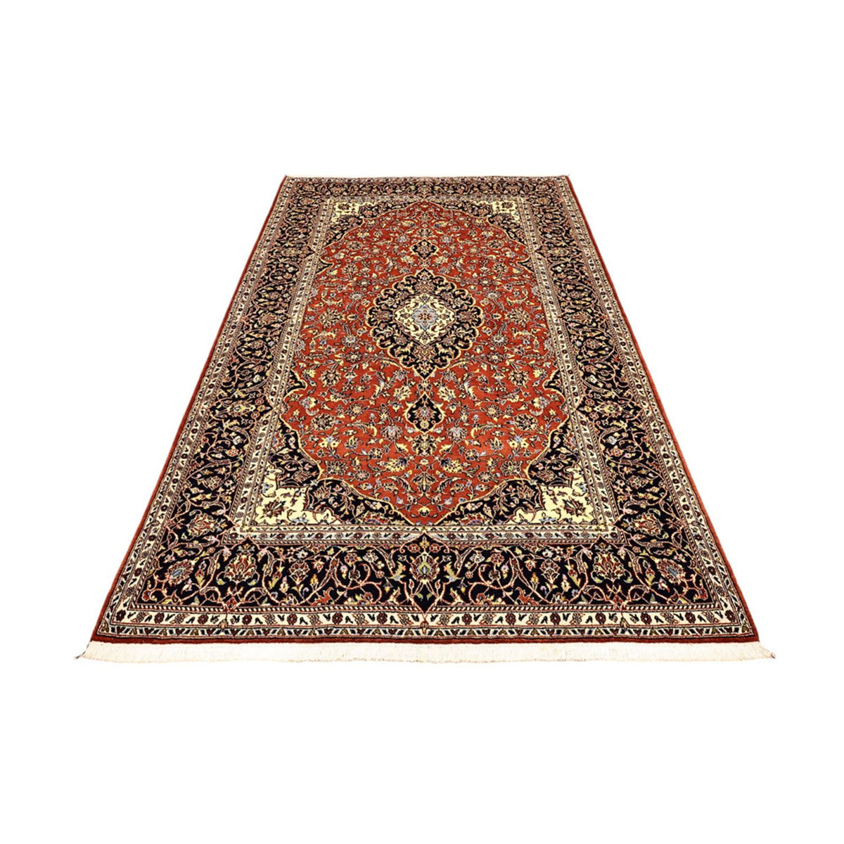 Perser Rug - Keshan - 215 x 138 cm - terracotta