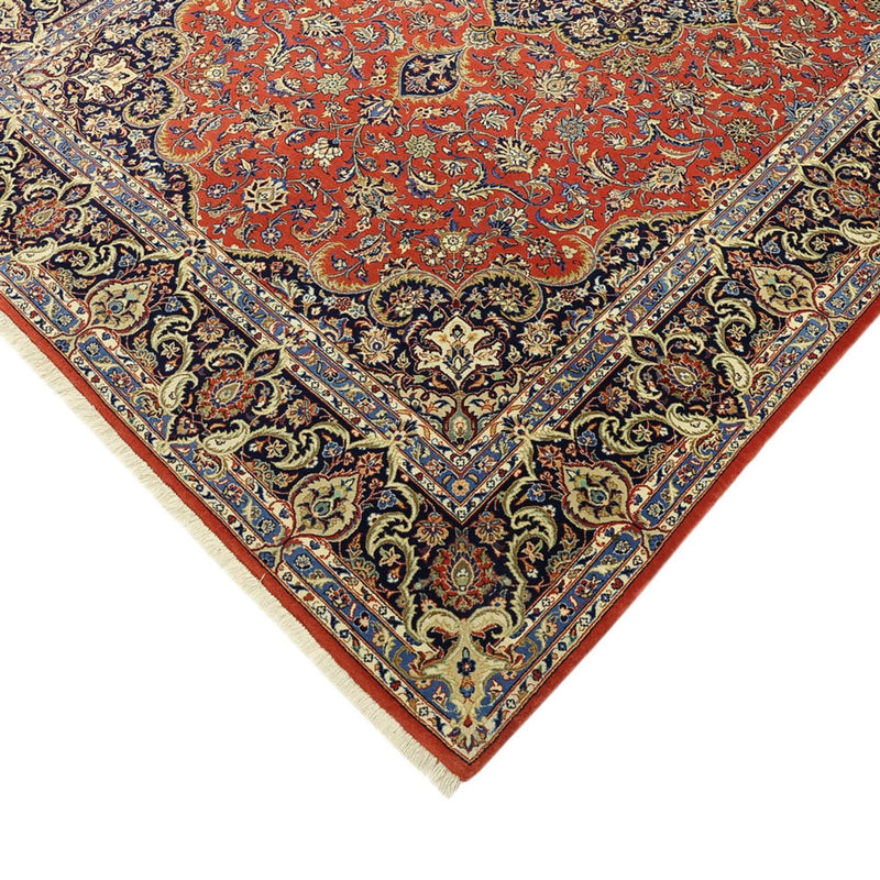 Perser Rug - Ghom - Royal - Silk Warp - 220 x 141 cm - red