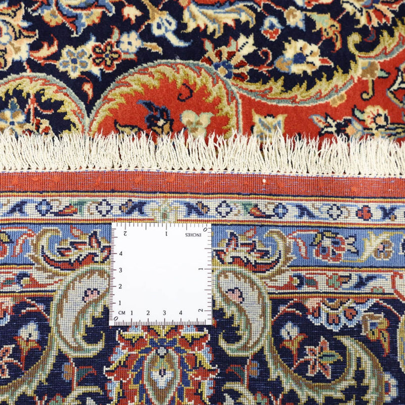Perser Rug - Ghom - Royal - Silk Warp - 220 x 141 cm - red