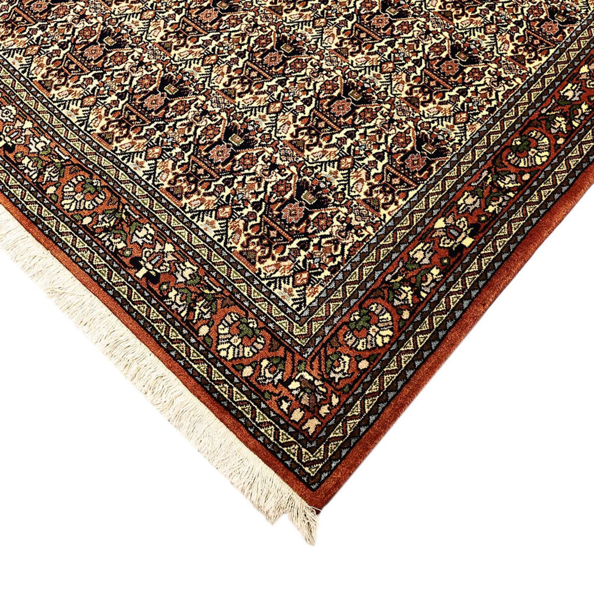 Perser Rug - Nomadic - 201 x 153 cm - dark beige