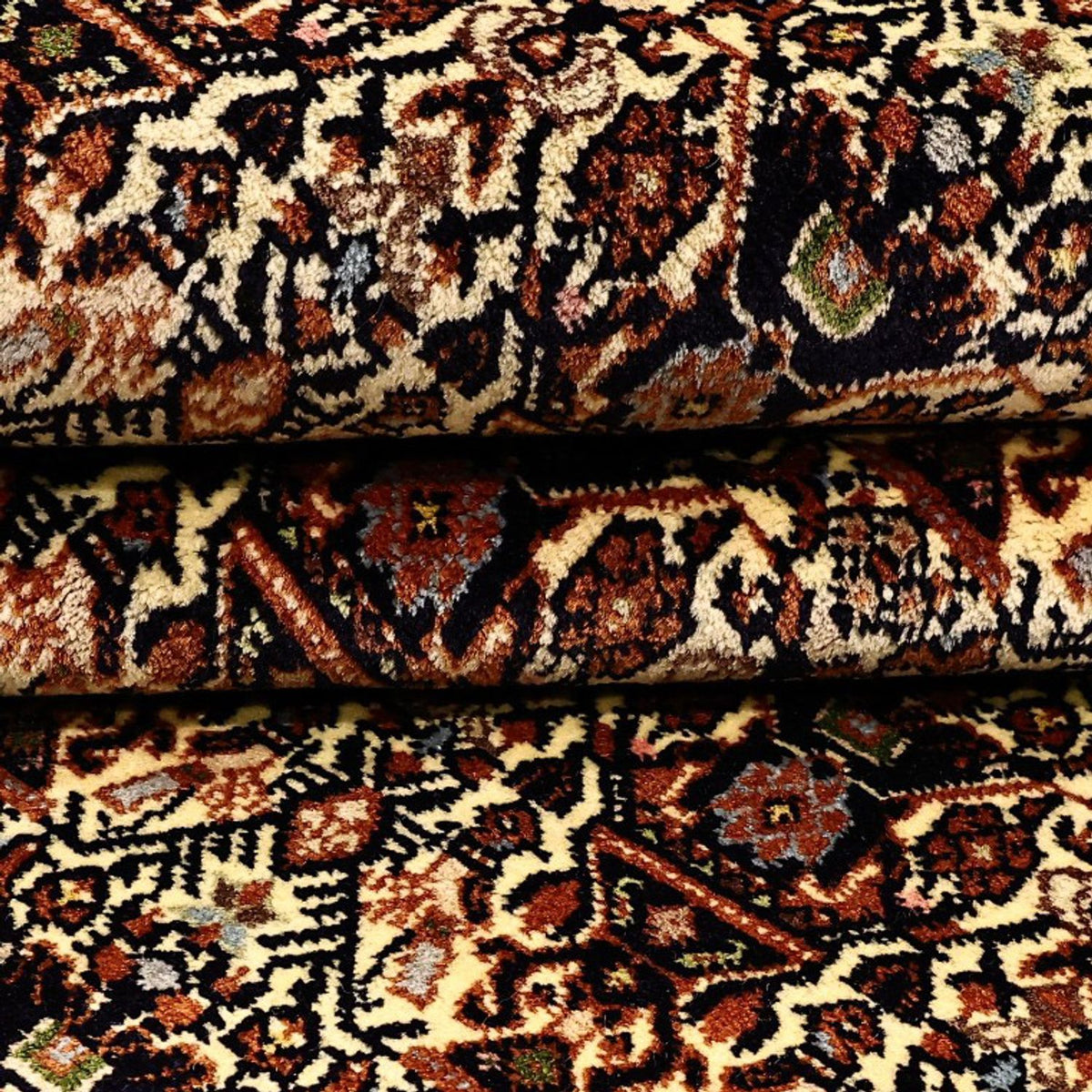 Perser Rug - Nomadic - 201 x 153 cm - dark beige