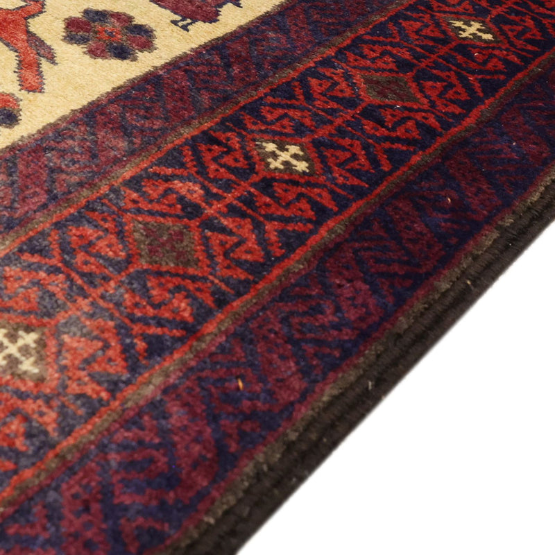 Runner Belutsch Rug - 212 x 97 cm - light green