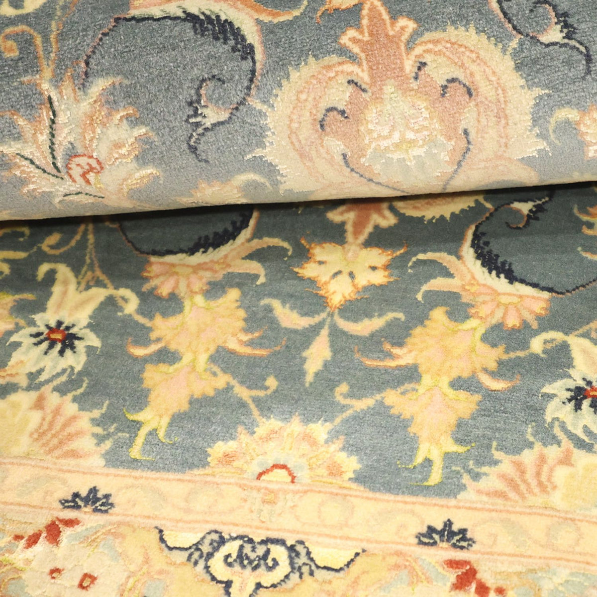 Perser Rug - Tabriz - 119 x 81 cm - light blue