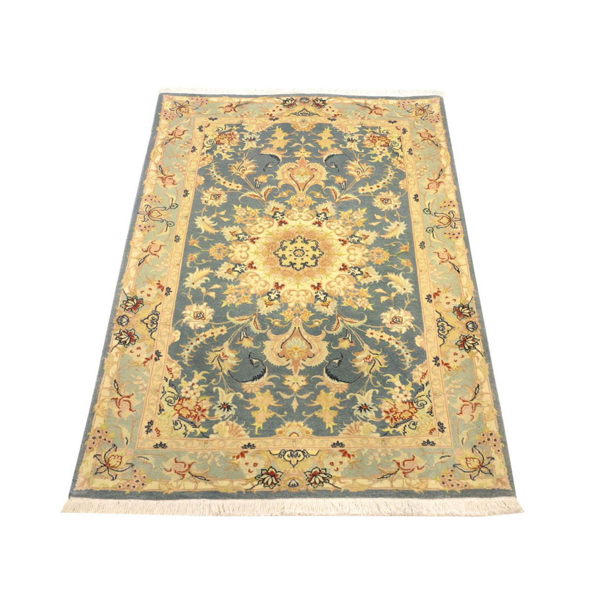 Perser Rug - Tabriz - 119 x 81 cm - light blue