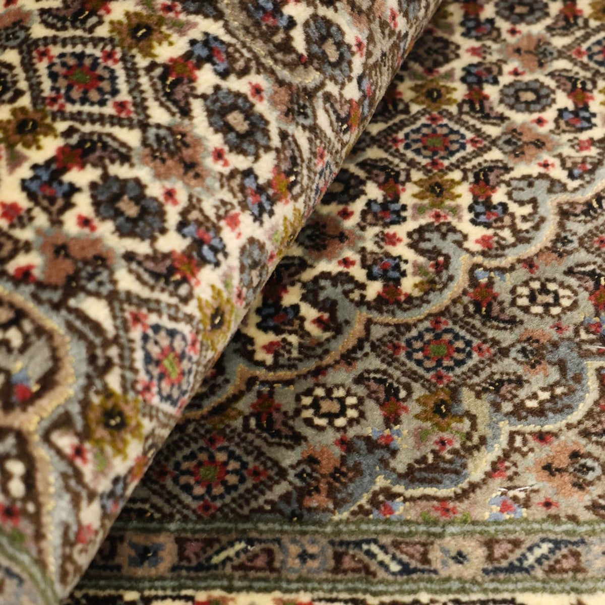 Perser Rug - Tabriz - Royal - 92 x 59 cm - dark beige