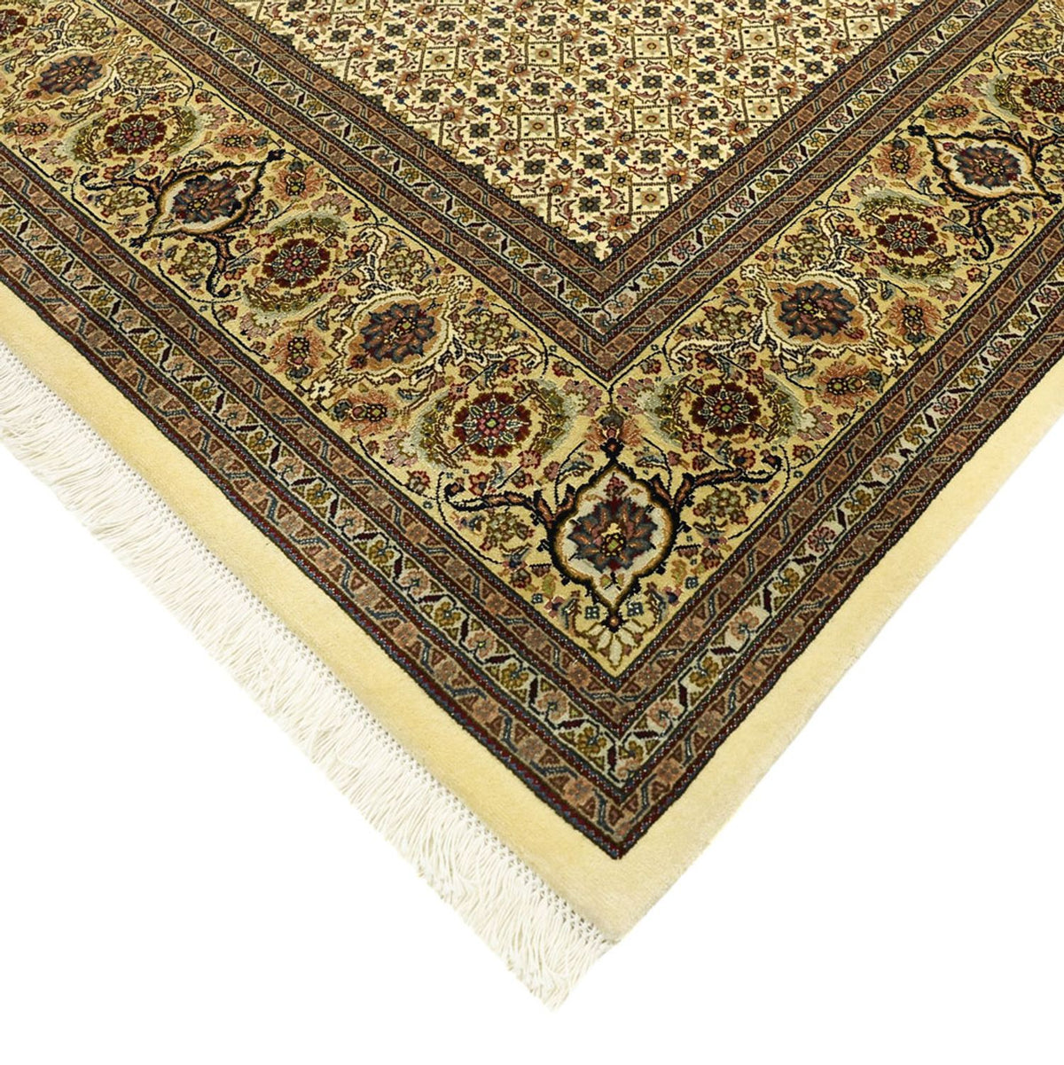 Perser Rug - Tabriz - Royal - Royal - 289 x 200 cm - dark beige