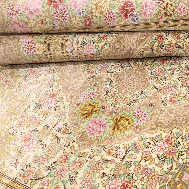 Perser Rug - Ghom - Royal - 165 x 101 cm - light beige