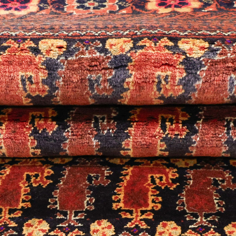 Runner Belutsch Rug - 190 x 98 cm - dark red