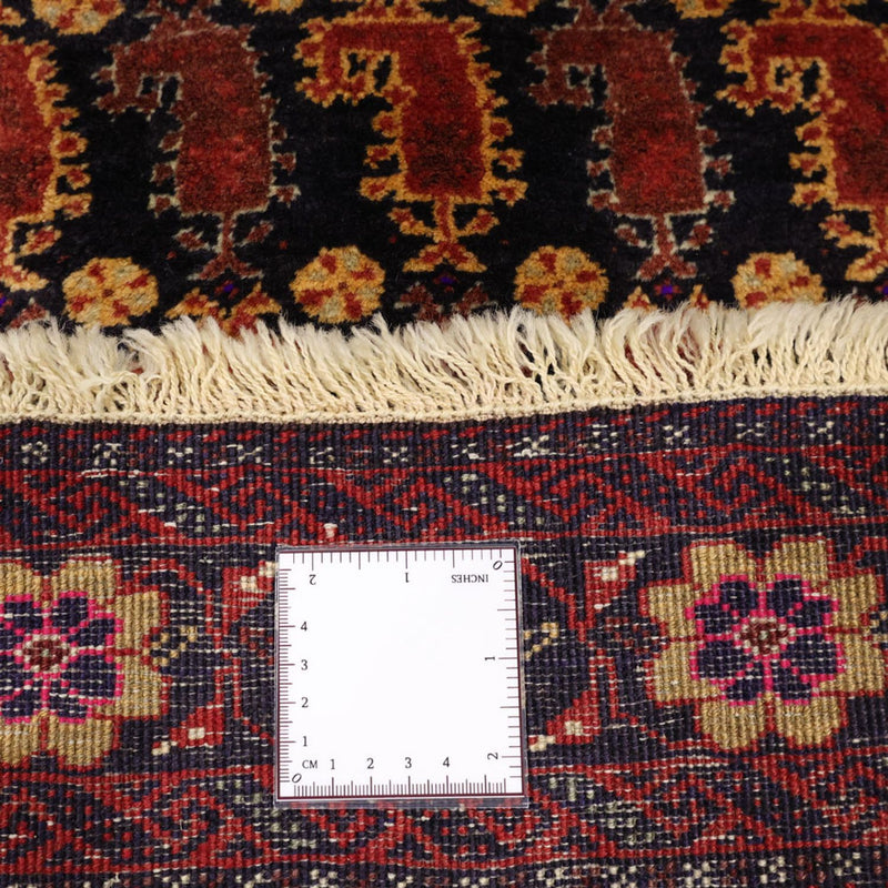 Runner Belutsch Rug - 190 x 98 cm - dark red