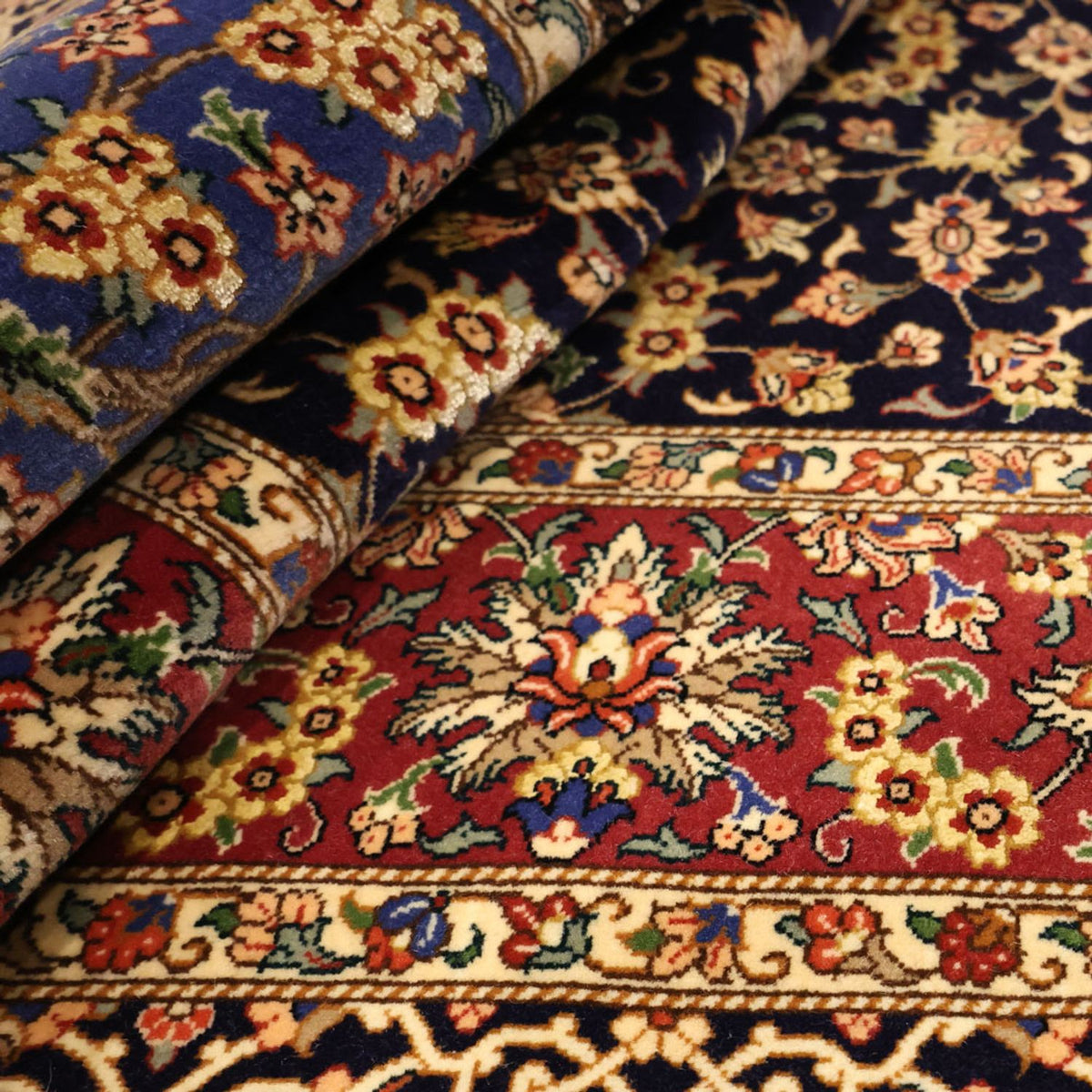 Perser Rug - Ghom - 154 x 100 cm - dark beige