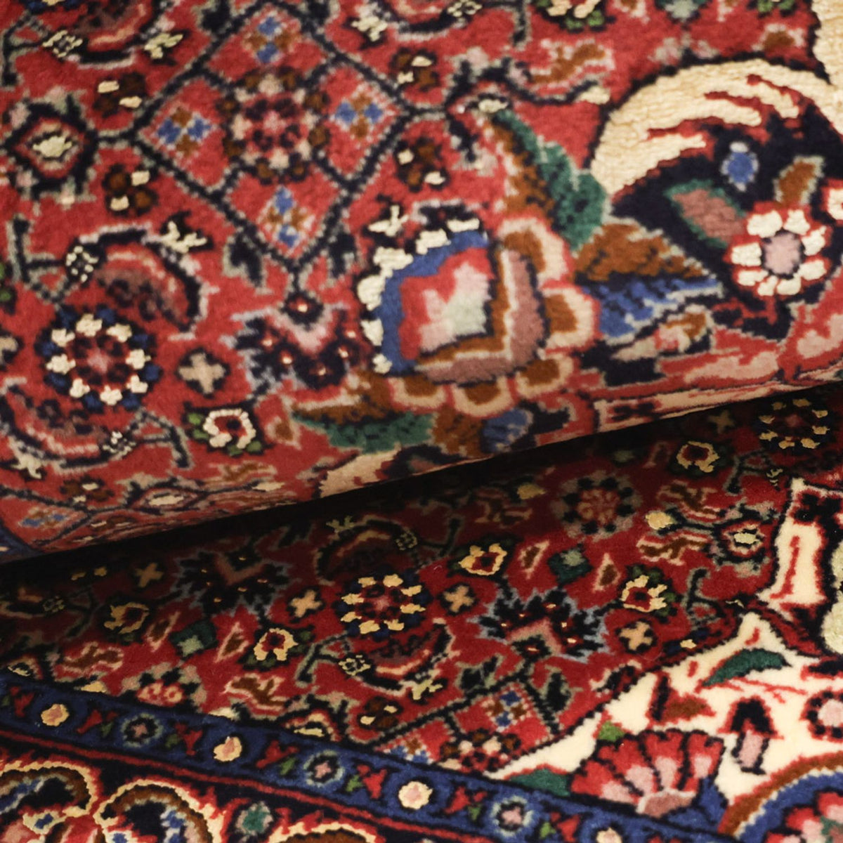 Perser Rug - Bidjar - 136 x 71 cm - dark red