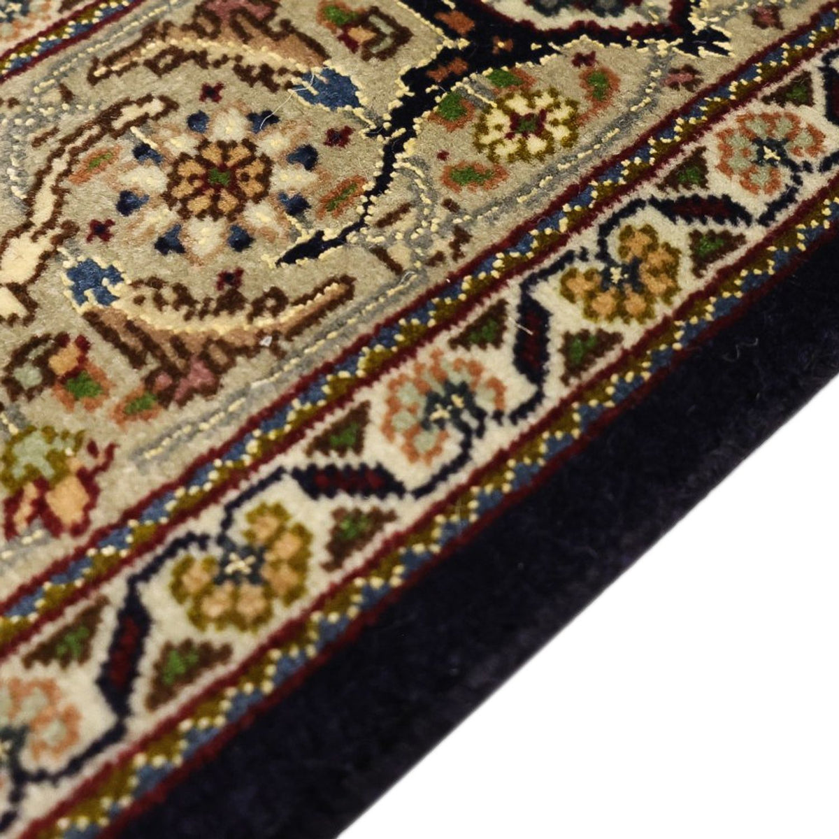 Perser Rug - Tabriz - Royal - Silk Warp - 149 x 100 cm - dark beige