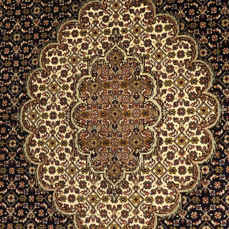 Perser Rug - Tabriz - Royal - Silk Warp - 159 x 98 cm - dark beige