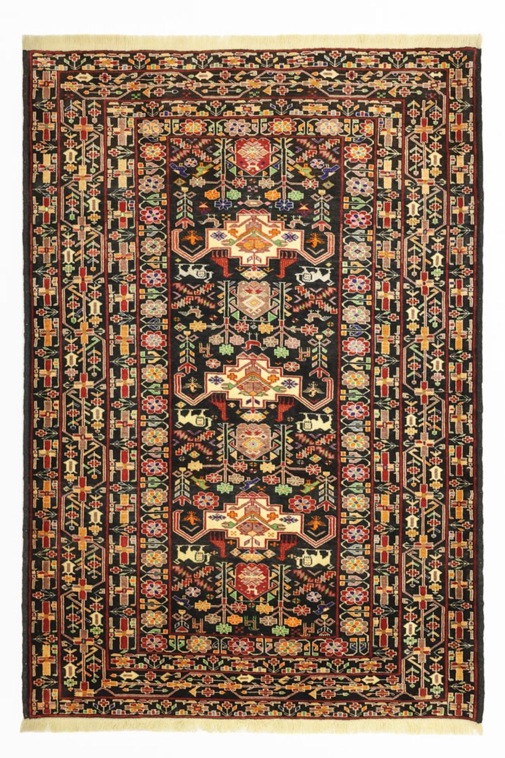 Belutsch Rug - 153 x 104 cm - dark beige