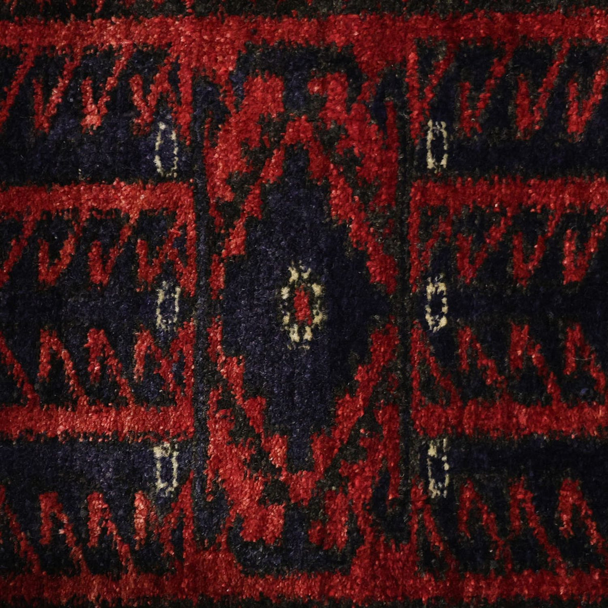 Runner Belutsch Rug - 188 x 99 cm - dark red