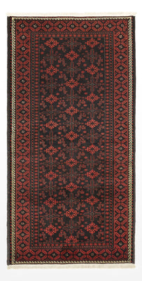 Runner Belutsch Rug - 204 x 102 cm - dark red