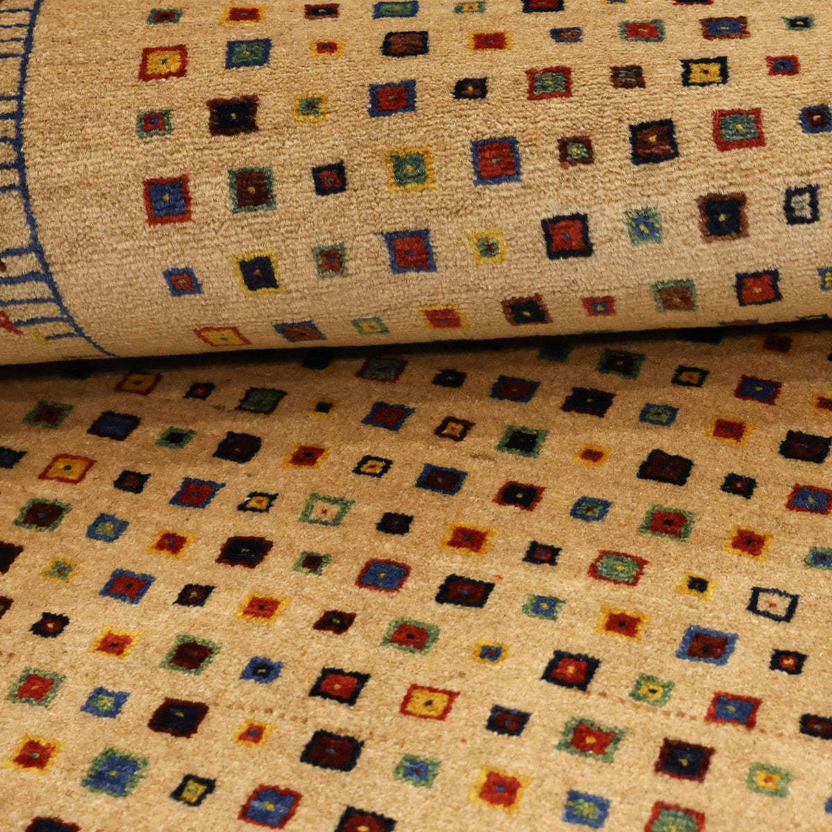 Gabbeh Rug - Loribaft Perser - 164 x 79 cm - gold