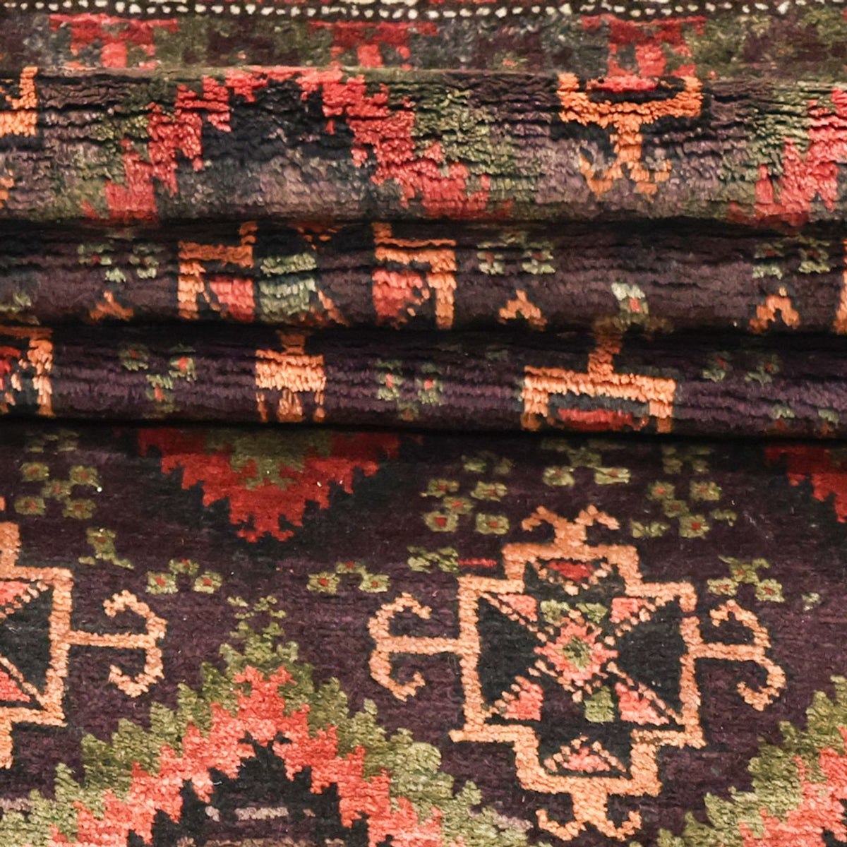 Runner Belutsch Rug - 294 x 141 cm - dark beige