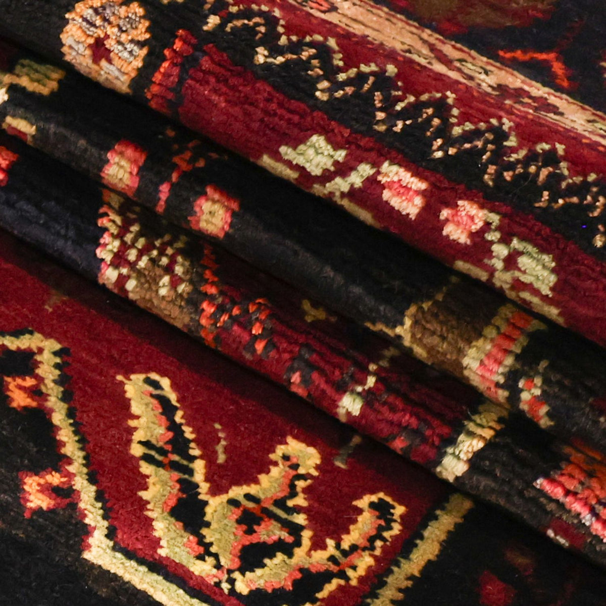 Perser Rug - Nomadic - 285 x 150 cm - dark red