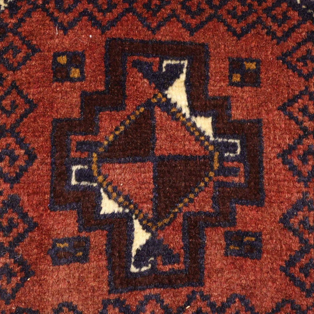 Runner Belutsch Rug - 198 x 98 cm - dark red