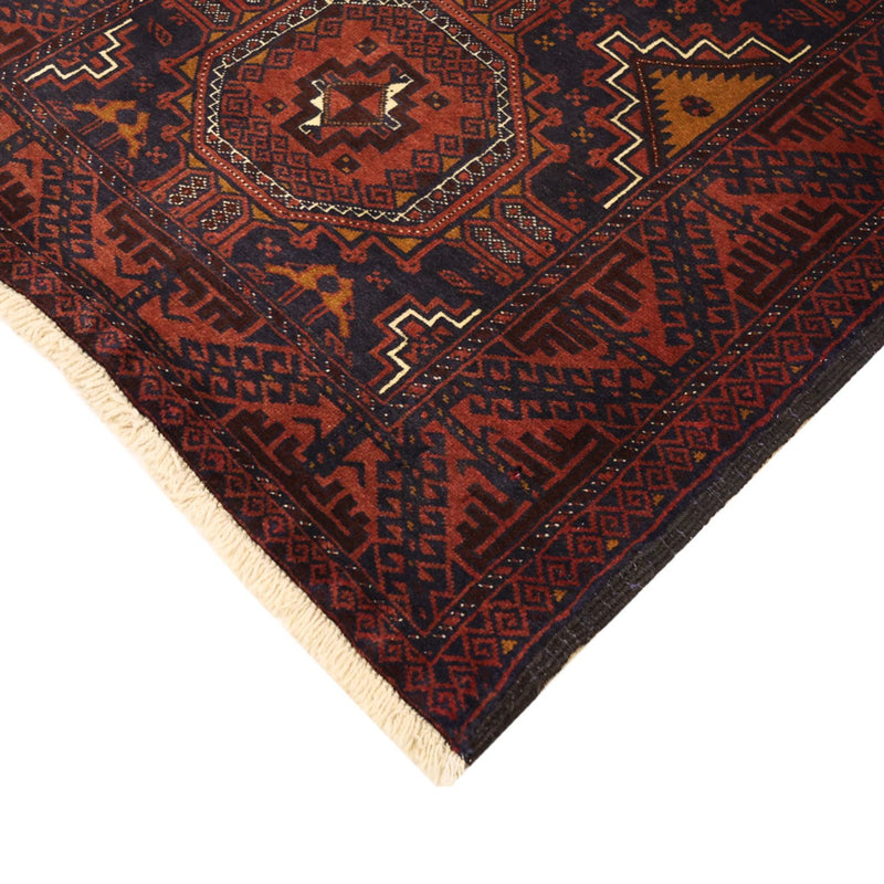 Runner Belutsch Rug - 198 x 98 cm - dark red