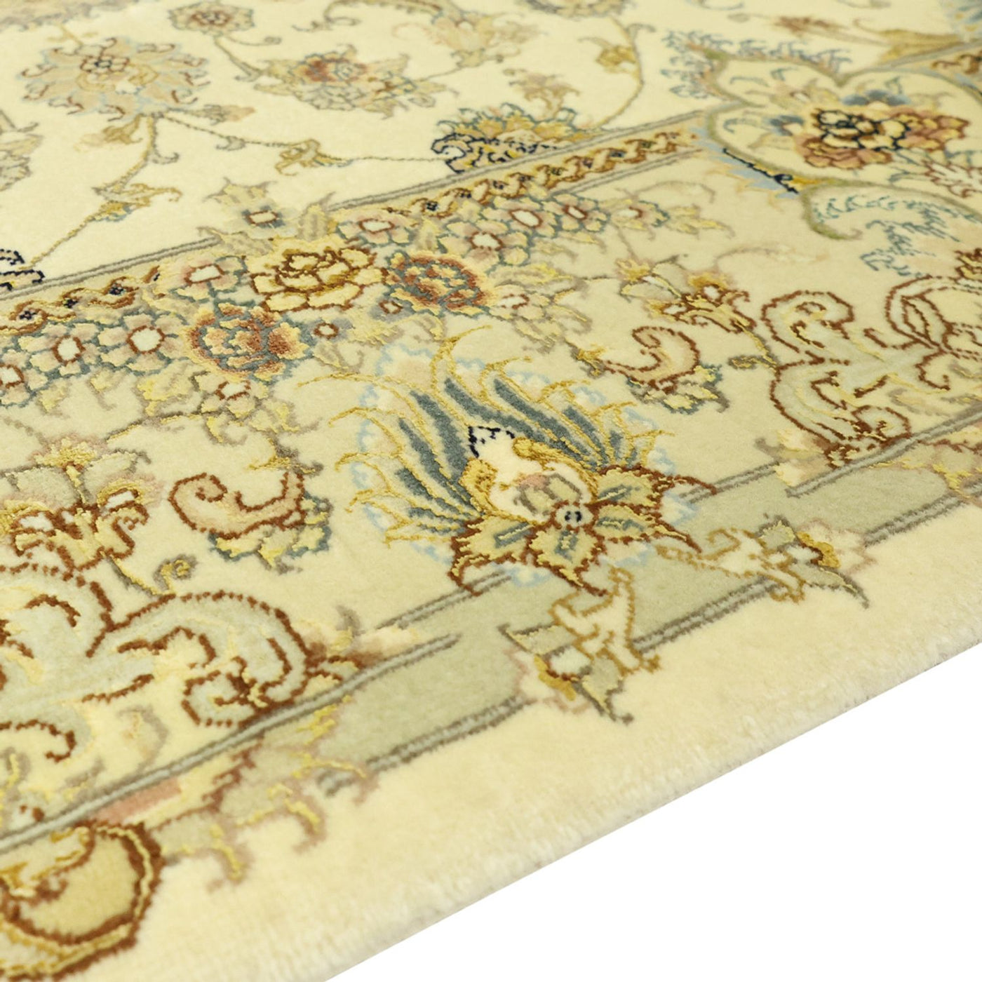 Täbriz - 60 Raj Teppich 206x145cm - Perserteppich