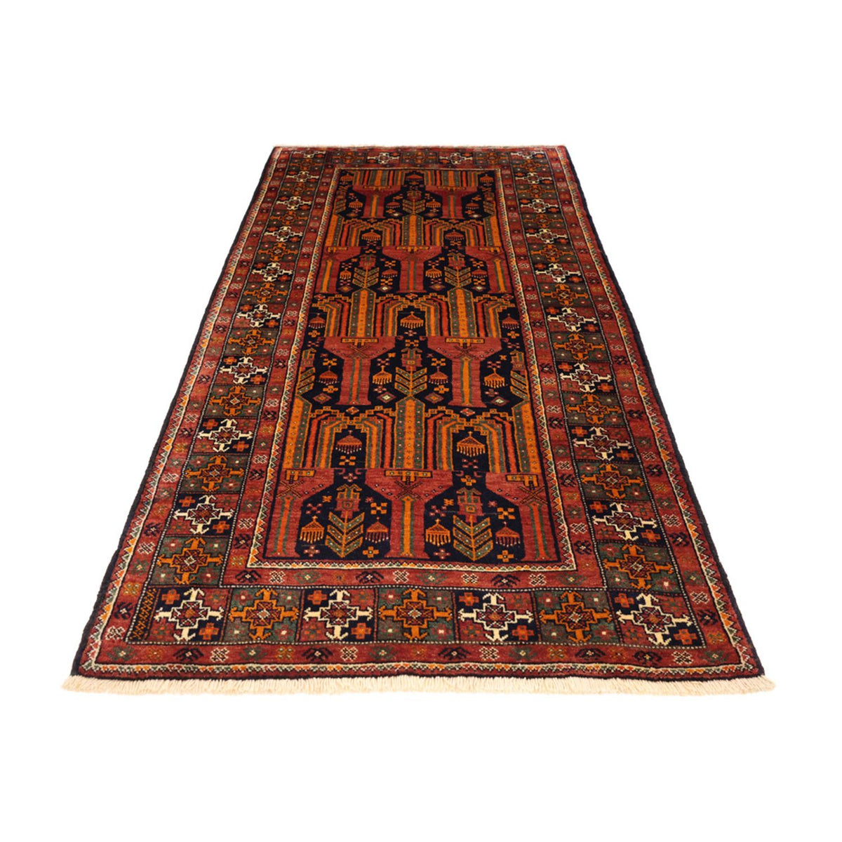 Runner Belutsch Rug - 237 x 113 cm - terracotta