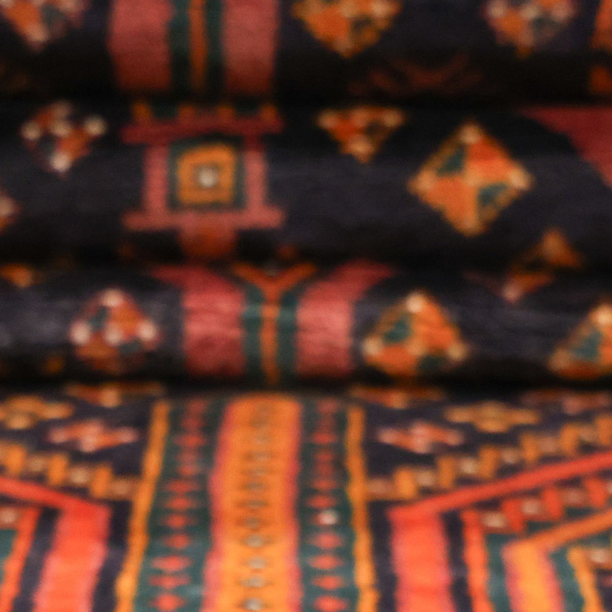 Runner Belutsch Rug - 249 x 113 cm - dark blue