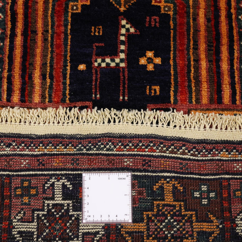 Runner Belutsch Rug - 251 x 128 cm - dark red