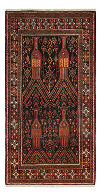 Belutsch Rug - 219 x 119 cm - dark red