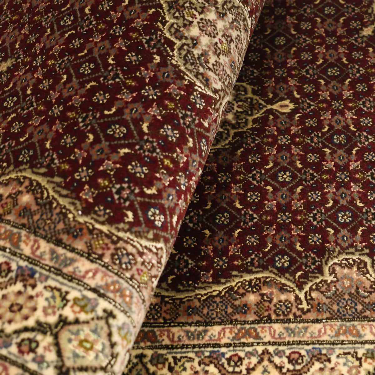 Perser Rug - Tabriz - Royal - Royal - 111 x 57 cm - dark beige