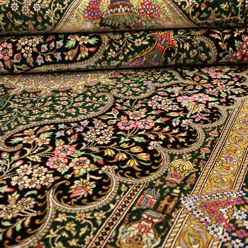 Perser Rug - Ghom - Royal - 156 x 99 cm - dark beige