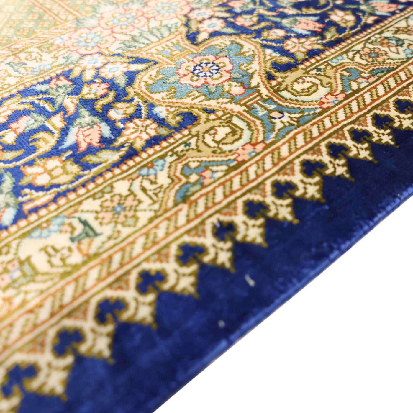 Qom Rug 126x76cm - Persian Rugs