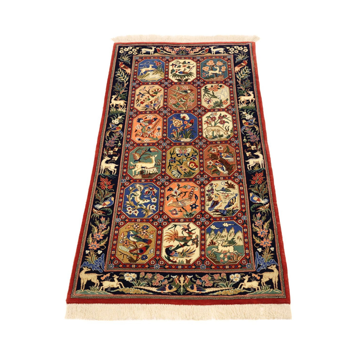 Perser Rug - Ghom - Royal - 114 x 56 cm - multicolored