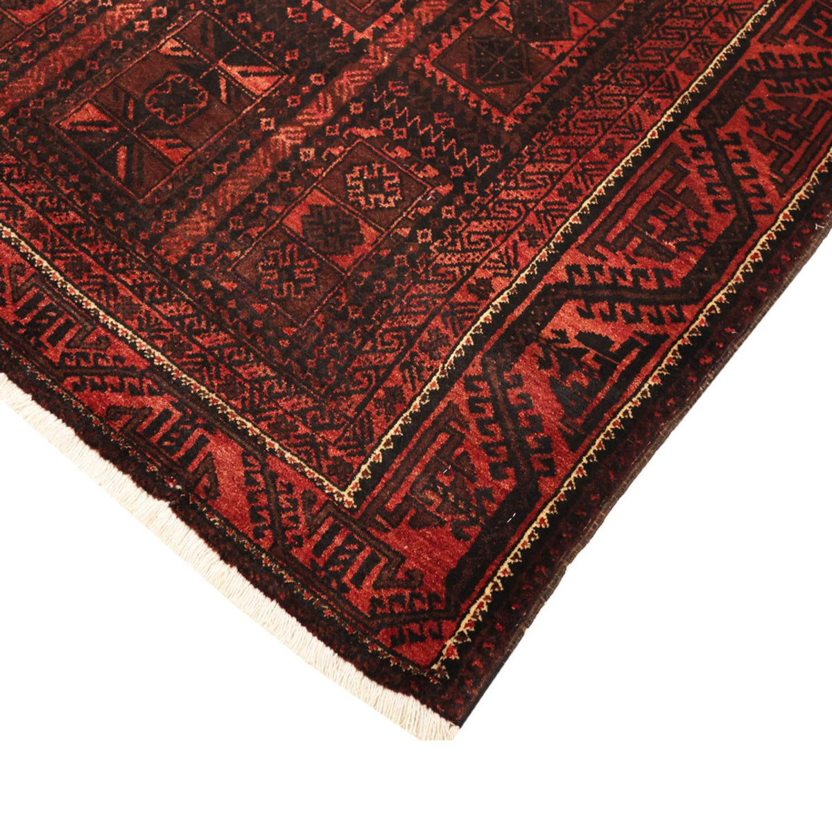 Belutsch Rug - 205 x 117 cm - dark red