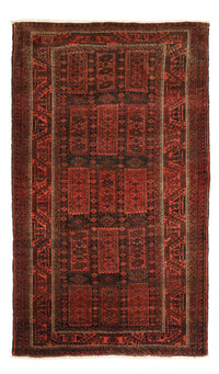 Belutsch Rug - 188 x 113 cm - dark red