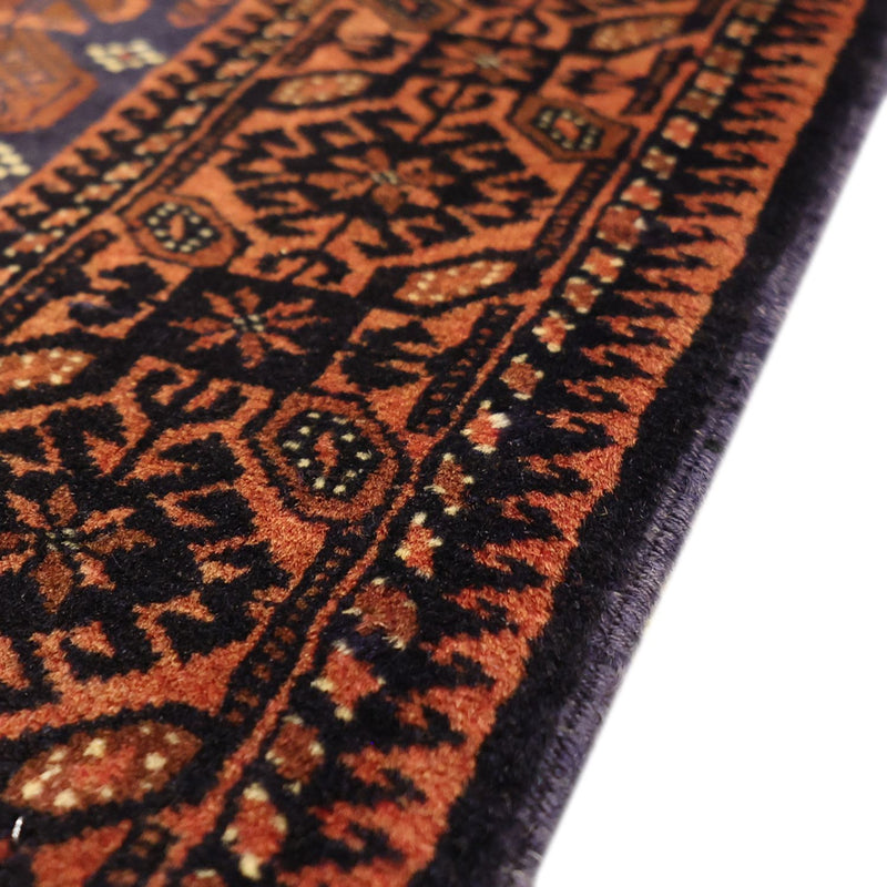 Runner Belutsch Rug - 185 x 100 cm - dark blue